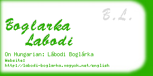 boglarka labodi business card